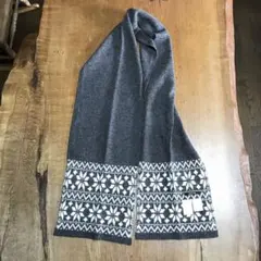 コムサメン　マフラー　グレー