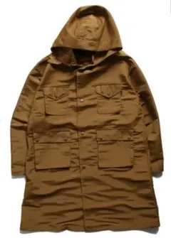 ROTAR 焚火ジャケット撥水難燃素材 ナイロングログラン オーバーコート