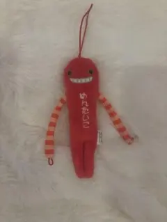 モケケ ぬいぐるみ ストラップ めんたいこ