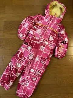 〇110cm phenix ピングー ピンク系 スキーウェア