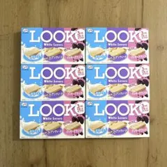 不二家 LOOK ホワイトラバーズ 6箱セット お菓子まとめ売り チョコレート