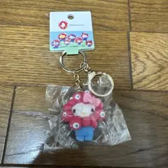 キティ 万博 ミャクミャクなりきり 立体マスコット キーホルダー ピンク