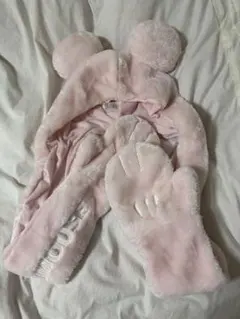 ディズニー フード付きマフラー 被り物