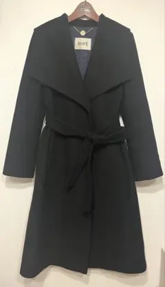 ロペ2wayプレミアムカシミアコート　黒