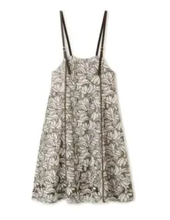 JILLSTUART ジャンパースカート レザー風ストラップ　ブラウンのサムネイル