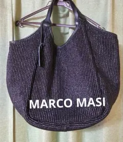 MARCO MASI あみあみトートバッグ 黒　軽量　maidinイタリアのサムネイル