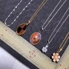 まとめ売りアクセサリーQ35☆ネックレス5点