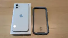 Apple iPhone 11 ホワイト iFaceケース付き SIMフリー端末