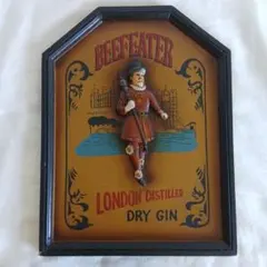 BEEFEATERビーフィーター 木彫り 立体パブ看板 52cm