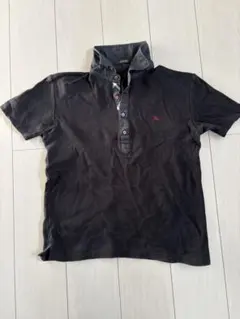 BURBERRY BLACK LABEL ブラックポロシャツ　サイズ3