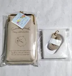 すみっコぐらし　ウォレット付きスマホショルダー　しろくま