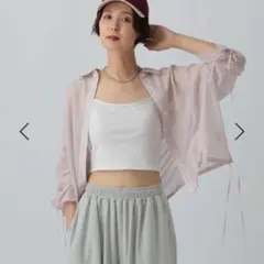 新品未使用】LEPSIM チュールレイヤーストライプシャツ ピンク - メルカリ