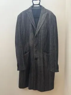 DRIES VAN NOTEN グレー チェスターコート 46 org.jpg