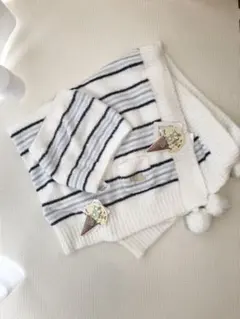 ジェラートピケ　膝掛け&腹巻　セット