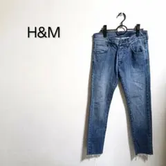 S1688 エイチアンドエム H&M スキニーデニムパンツ ブルー
