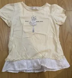 moo non non バレリーナ柄 Tシャツ 110cm
