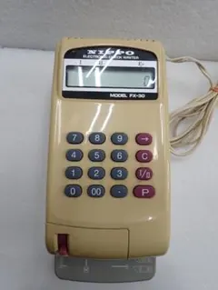動作保証】 NIPPO ニッポー FX-30 電子チェックライター - メルカリ