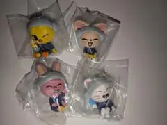 【4種】 スキズ ガチャ SKZOO サウナフィギュア