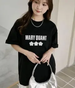 MARY QUANT × PUBLUX ドット柄 刺繍　ブラックMサイズのサムネイル