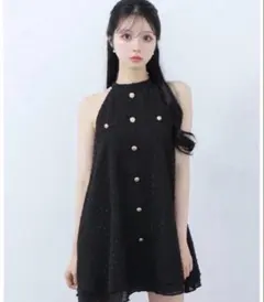 Mmeeme Cottonlaceribboncamimini onepiece - メルカリ