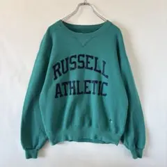 90s ヴィンテージ USA製 ラッセル 刺繍スウェット アメカジ ビンテージ