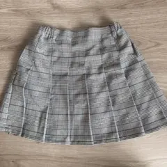 グレー プリーツスカート グローバルワークサイズ130
