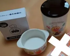 アンパンマン 食器セット 陶器製　すかいらーく　キャニスター　耳付きボウル