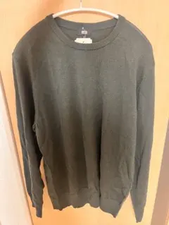 【未着用品】UNIQLO エクストラファインメリノウールセーター オリーブ