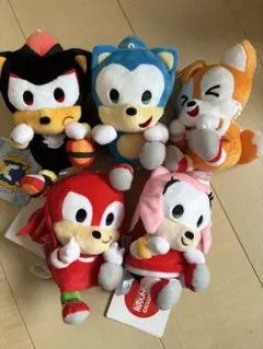 ラウンドワン限定 ソニック ぴょこぴょこぬいぐるみ コンプリート