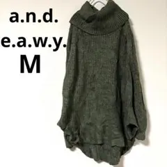 冬物SALE✨a.n.d.e.a.w.y. 【Mカットオフオフタートルニット