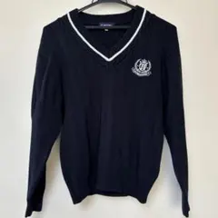 IVY BROTHERS ネイビー Vネックセーター 150