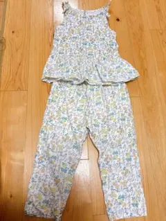 花柄タンクトップとパンツセット 120cm 130㎝