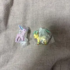 ポケモン　つまんでつなげてマスコット13 エーフィ リーフィア