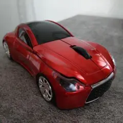 【新品】車型 ワイヤレスマウス 光学式USB無線マウス 動作確認済 レッド