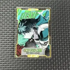 ヒロアカ ステータスカードコレクション 第2弾 緑谷出久 オールマイト