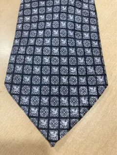 ⭐︎美品⭐︎ GIVENCHY ネクタイ　グレー　柄　鳥　花