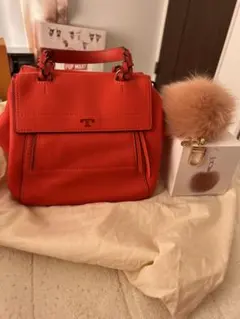 TORY BURCH レッド ショルダーバッグ