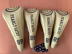 PEARLY GATES ヘッドカバーセット4点黄色