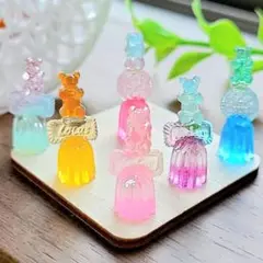 カヌレキャンディ　くま　ミニチュアスイーツ