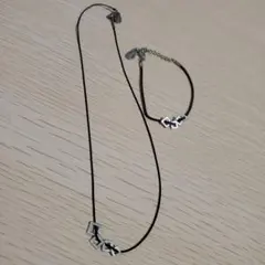 シルバー ネックレス ブレスレット セット