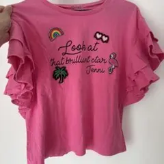 sister Jenni ピンク Tシャツ　150 140 ショッキングピンクのサムネイル