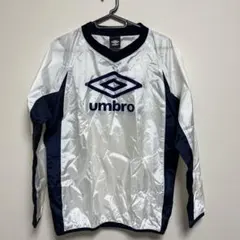 umbro ウィンドブレーカー シルバー・ネイビー