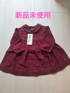 PETIT BATEAU バーガンディ ワンピース 74cm