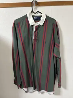 90s ラルフローレン ラガーシャツ 長袖シャツ