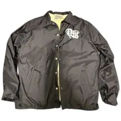 ナイロンジャケット 黒 フリース裏地