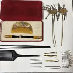 ビンテージ　鼈甲　簪　髪結セット
