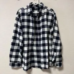 UNIQLO メンズL　チェック柄ネルシャツ