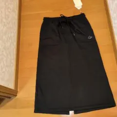 LOGOSDAYS　ロングスカート　Lサイズ　黒　ブラック　裏起毛