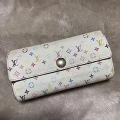 Louis Vuitton 長財布 ホワイト・マルチカラー