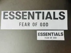 ESSENTIALS FEAR OF GOD アイロンプリントシート 大小セット